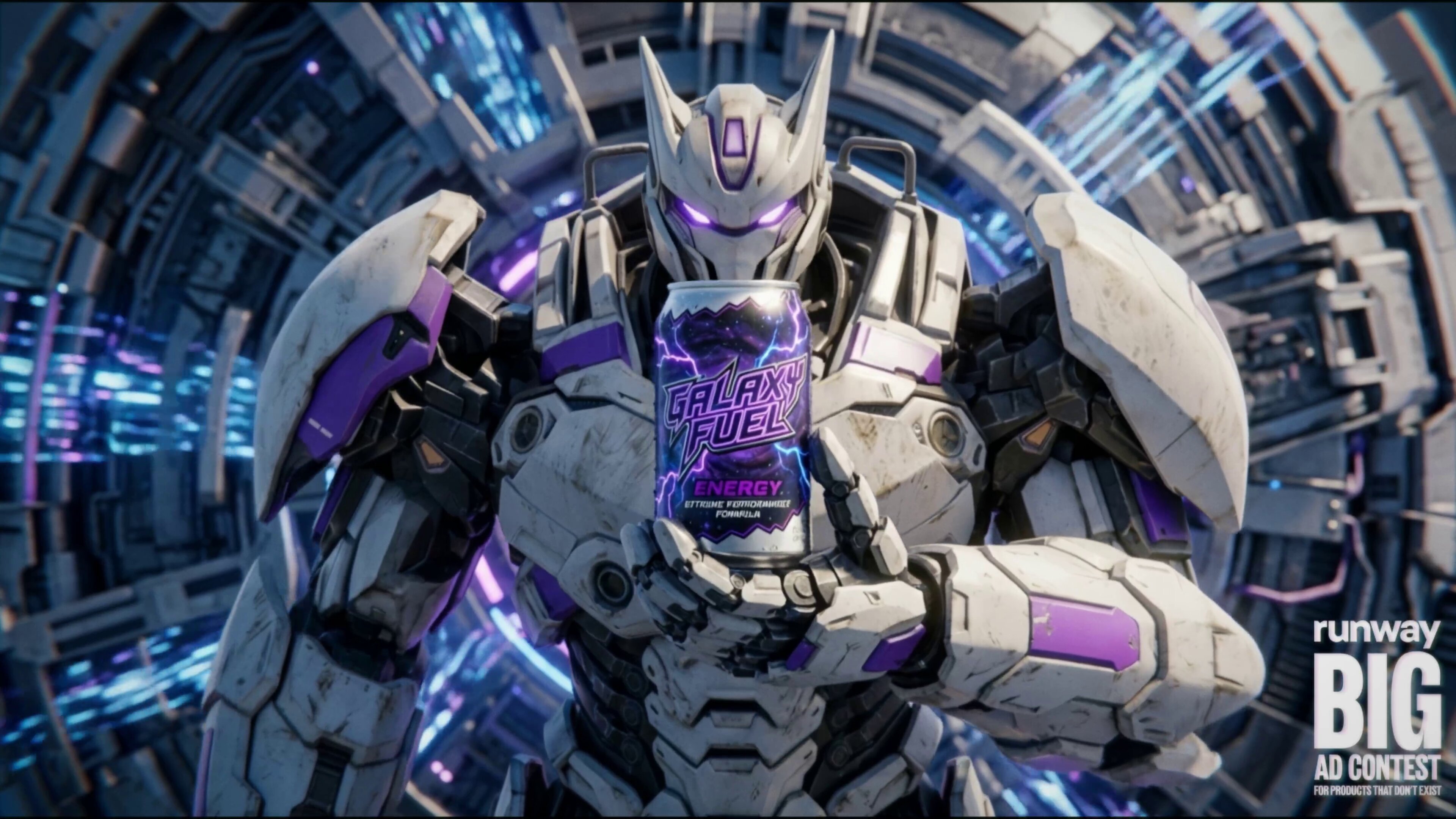 Galaxy Fuel Energy Drink advertisement cinematic visual